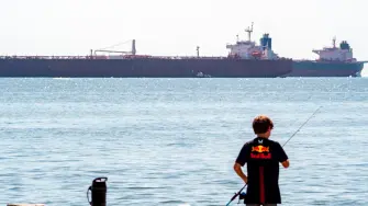 Petroleros anclados en el lago de Maracaibo, cerca de Maracaibo, estado Zulia, Venezuela, el 18 de diciembre de 2025.