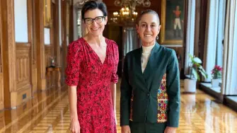 La directora de Citi, Jane Fraser, se reunió con la presidenta Claudia Sheinbaum.