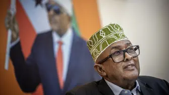 El presidente de la región separatista somalí de Somalilandia, Abdirahman Mohamed Abdulahi.