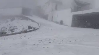 Imagen de la nevada en el Cofre de Perote 26 de diciembre 2025 Foto: Conagua