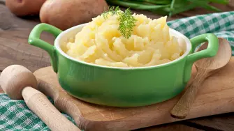 Fresh and flavorful mashed potatoes