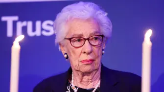 Eva Schloss, hermanastra de Ana Frank.