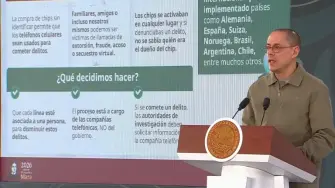 Hasta ahora, más de 2.1 millones de números ya fueron vinculados a una identidad, sin crear un padrón gubernamental.

Para más información del tema, visita: https://www.eleconomista.com.mx/politica/merino-aclara-dudas-sobre-registro-lineas-telefonicas-2-1-millones-inscritas-20260116-795635.html

¡Síguenos en nuestras redes sociales para mantenerte informado!

Twitter: https://twitter.com/eleconomista 
Facebook: https://www.facebook.com/ElEconomista.mx
Instagram: https://www.instagram.com/eleconomistamx
LinkedIn: https://www.linkedin.com/company/el-economista/
T

#ElEconomista #EETV