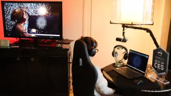 La aplicación Prime muestra una representación del enfoque cerebral como un patrón de puntos .