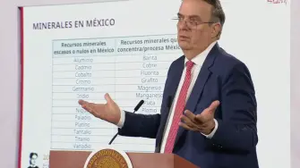 México busca asegurar el suministro de 13 minerales críticos en distintos foros y organizaciones multilaterales, incluida la OMC y una convocatoria presentada por Estados Unidos, informó este jueves el secretario de Economía, Marcelo Ebrard.

Para más información del tema, visita: https://www.eleconomista.com.mx/empresas/mexico-busca-asegurar-suministro-13-minerales-criticos-ebrard-20260212-799577.html

¡Síguenos en nuestras redes sociales para mantenerte informado!

Twitter: https://twitter.com/eleconomista 
Facebook: https://www.facebook.com/ElEconomista.mx
Instagram: https://www.instagram.com/eleconomistamx
LinkedIn: https://www.linkedin.com/company/el-economista/

#ElEconomista #EETV