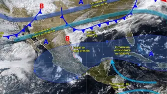 México vivirá un fin de semana con contrastes climáticos: lluvias intensas y evento de Norte en el Golfo, pero calor extremo persistente en el occidente y sur.

Para más información del tema, visita: https://www.eleconomista.com.mx/politica/frente-frio-37-onda-calor-marcaran-clima-semana-pais-20260220-800933.html 

¡Síguenos en nuestras redes sociales para mantenerte informado!

Twitter: https://twitter.com/eleconomista 
Facebook: https://www.facebook.com/ElEconomista.mx
Instagram: https://www.instagram.com/eleconomistamx
LinkedIn: https://www.linkedin.com/company/el-economista/

#ElEconomista #Clima