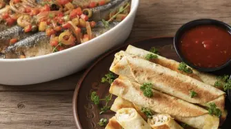 Tacos dorados de sardinas