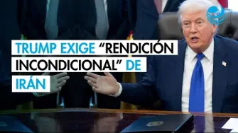 El presidente estadounidense, Donald Trump, afirmó este viernes que no buscará ningún acuerdo con Irán, del que solo espera una "rendición incondicional" para poner fin a la guerra iniciada el pasado sábado.

Para más información del tema, visita: https://www.eleconomista.com.mx/internacionales/trump-dice-rendicion-incondicional-iran-pondra-guerra-20260306-803037.html

¡Síguenos en nuestras redes sociales para mantenerte informado!

Twitter: https://twitter.com/eleconomista 
Facebook: https://www.facebook.com/ElEconomista.mx
Instagram: https://www.instagram.com/eleconomistamx
LinkedIn: https://www.linkedin.com/company/el-economista/

#ElEconomista #EETV
