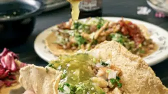 Tacos de carnitas Los Panchos
