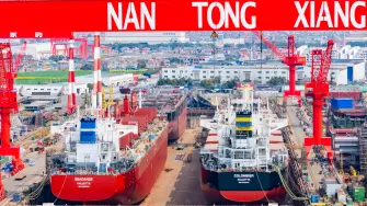 Astillero de Nantong Xiangyu Marine Equipment Co. en Nantong.