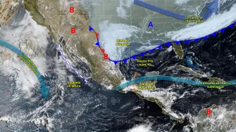 Condiciones atmosféricas para el domingo 29 de marzo.