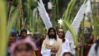Foto: Domingo de Ramos. Entrada de Jesús de Nazaret a Jerusalén. CUARTOSCURO