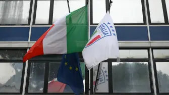 Sede de la Federación Italiana de Futbol en Roma, Italia. Foto: AFP
