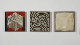 Figuras y torbellino (Tríptico) de Marco Antonio Arce Anguiano, primer lugar categoría Consolidados edición 2024