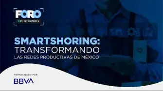 Explora cómo el smartshoring está redefiniendo las cadenas productivas y posicionando a México como un actor clave en la economía global. En este foro, expertos analizarán oportunidades de inversión, competitividad y el futuro de las redes productivas en el país.