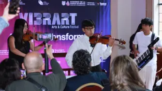 Estudiantes del Tec ofrecieron una interpretación musical.