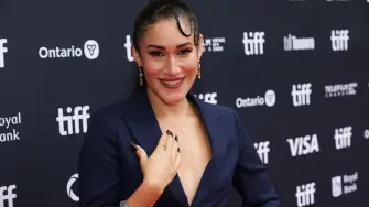 TORONTO, ONTARIO - SEPTEMBER 06: Q'orianka Kilcher attends the premiere of 