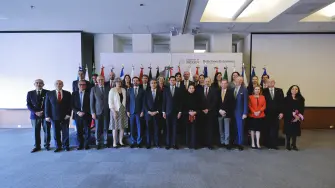 La reunión contó con la presencia de Francisco André, embajador de la UE en México, consolidando el respaldo de los 19 Estados miembros presentes para concretar el Acuerdo Global Modernizado.