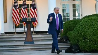 El presidente de los EU, Donald Trump.
