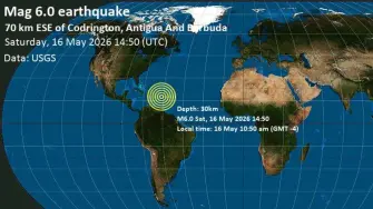 El sismo sacudió a Antigua y Barbuda.