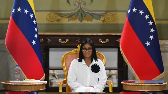 La presidenta encargada de Venezuela, Delcy Rodríguez.