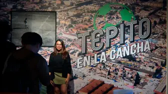 Exposición "Tepito en la cancha" en la Galería José María Velasco.