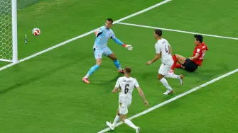 Gol de Corea del Sur contra República Checa en el Estadio Guadalajara.
