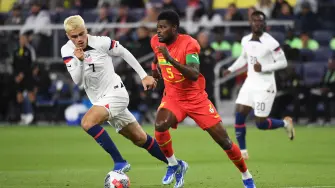 Las autoridades migratorias de Canadá negaron su visa al centrocampista de Ghana Thomas Partey. Foto: Reuters