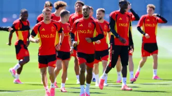 Entrenamiento de la Selección de Bélgica, en el Centro de Alto Rendimiento y Casa Club del Seattle Sounders FC.