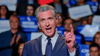 El gobernador de California, Gavin Newsom.