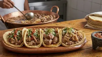 Tacos de nana, buche y nenepil