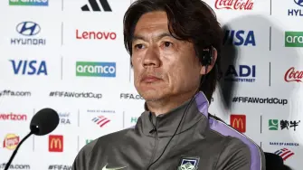 El director técnico de Corea del Sur, Hong Myung-bo.