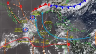De acuerdo con el pronóstico, una combinación de sistemas atmosféricos, entre ellos una línea seca en el norte del país, canales de baja presión y las ondas tropicales número 8 y 9, favorecerán condiciones para lluvias significativas durante la jornada.