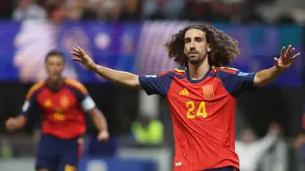 El lateral español Marc Cucurella fue anunciado oficialmente como jugador del Real Madrid en el marco de su debut en el Mundial 2026.