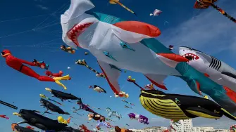 Se calcula que unas 25.000 cometas surcaron el cielo sobre las amplias playas de arena de la isla danesa de Fanø con motivo del festival de cometas más grande del mundo. Para la edición de este año, alrededor de 5.000 aficionados a las cometas procedentes de 26 países se dieron cita en la pequeña isla danesa, que ofrece condiciones perfectas con vientos constantes y amplias playas de arena.   

¡Síguenos en nuestras redes sociales para mantenerte informado!
