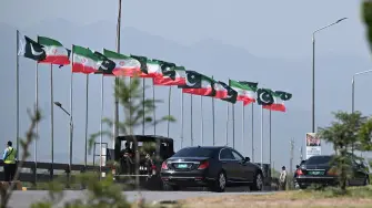 Caravana presidencial de Irán.