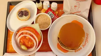 Hamburguesas Bobo en Aeromexico