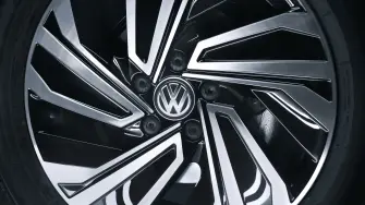 Volkswagen logo en rin