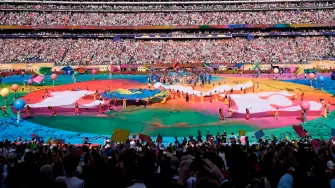 Espectáculo de medio tiempo de la final del Mundial de Futbol 2026 entre Argentina y España, el 19 de julio de 2026.