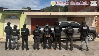 Cristian Maximiliano “N”, alias “El X1”, fue detenido junto con otras 11 personas durante cateos contra la extorsión en Michoacán.