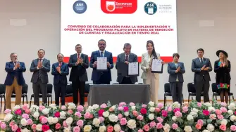 La Auditora Superior del Estado de Zacatecas, Verónica Yvette Hernández López de Lara, subrayó que la coordinación entre los órganos locales de fiscalización y la instancia federal fortalece la coherencia del Sistema Nacional de Rendición de Cuentas.