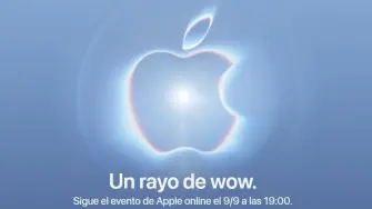 Anuncio presentación de Apple.