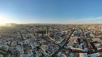 Imagen panorámica de Aguascalientes.
