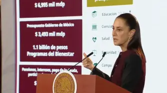 La presidenta Claudia Sheinbaum aseguró que no se está endeudando al país con el Paquete Económico 2027, el cual fue entregado el día de ayer tanto a la Cámara de Diputados como al Senado de la República.