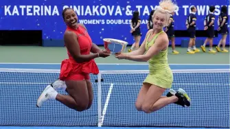 Taylor Townsend y Katerina Siniakova