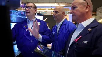 Traders en Wall Street.