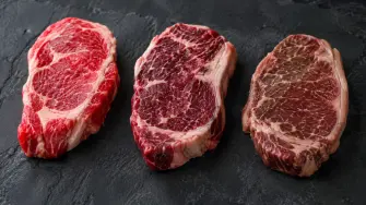 Colores en la carne de res