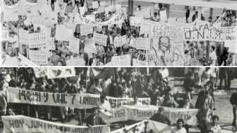 Se donaron pinturas para que los estudiantes realizaran las pancartas de protesta durante el Movimiento estudiantil de 1968.