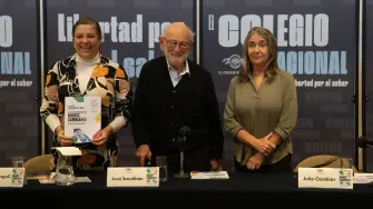 Silvia Giorguli, José Sarukhán y Julia Carabias