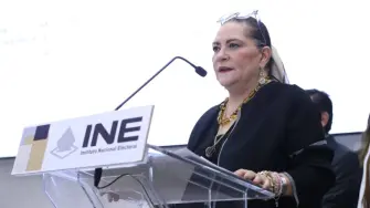 Guadalupe Taddei, consejera presidenta del INE.